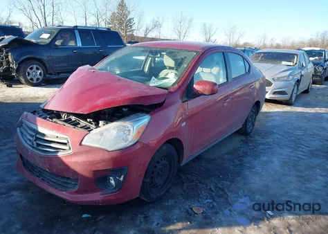 2019 Mitsubishi Mirage G4 Es z USA, uszkodzony, nr VIN ML32F3FJ9KHF03948